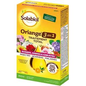 Comparateur de prix : SOLABIOL SOTOTORN200 - 200ml - Oriange Traitement 3 en 1 - Insectes Ac...