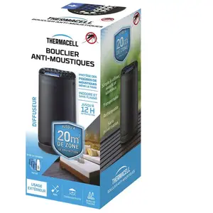 Bouclier anti-moustiques - diffuseur noir - thermacell pas cher