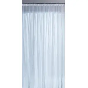 3S. x Home RIDEAU VOILE SABLE BLANC-240X240 pas cher
