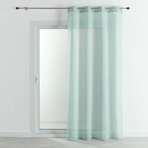 HomeMaison.com Voilage - HOME MAISON - Etamine unie effet lin - Aqua - 140x240 cm - illets pas cher