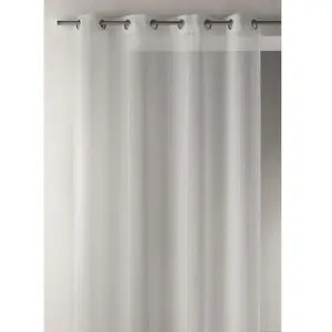 3S. x Home VOILAGE TISSEE-BLANC-140x260 pas cher