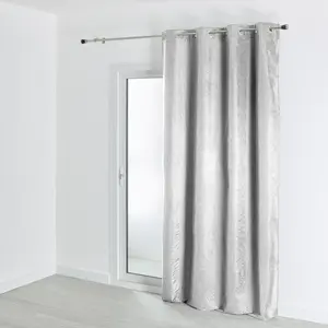 HomeMaison.com Doublure 100% occultante et thermique à velcro (140x250 cm - Argent) pas cher
