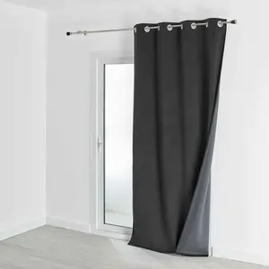 HomeMaison.com Rideau Isolant Et Occultant En Velours Doublé Polaire TUVendu parmanomano