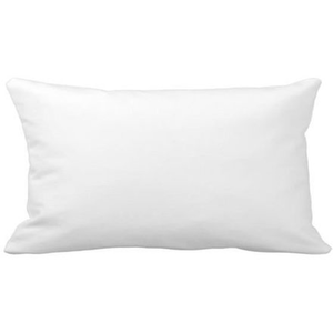 Coussin de garnissage coloris blanc polyester blanc 45x70 cm