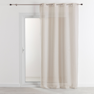 HomeMaison.com Rideau voilage 100% lin fluide (140x260 cm - Naturel) pas cher