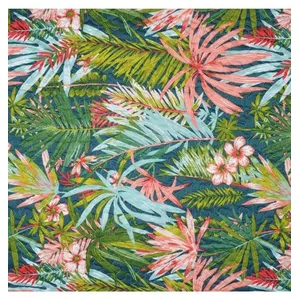 GENERIQUE Tissu matelassé grande largeur plumeria vendu au mètre(...) - Multicolore pas cher