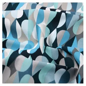 GENERIQUE Tissu coton enduit Disco vendu au mètre(...) - Bleu
