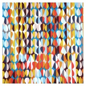 GENERIQUE Tissu coton enduit Disco vendu au mètre(...) - Multicolore