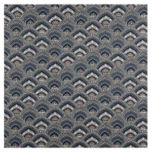 GENERIQUE Tissu coton menara vendu au mètre(...) - Bleu pas cher