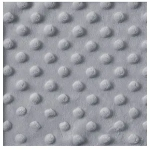 GENERIQUE Tissu polaire minky vendu au mètre(...) - minky gris clair