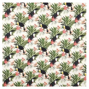 GENERIQUE Tissu coton toile makatea provence vendu au mètre(...) - Blanc