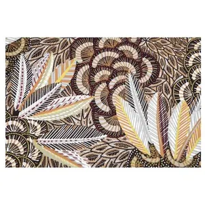 GENERIQUE Tissu coton plume vendu au mètre(...) - taroudant terracota