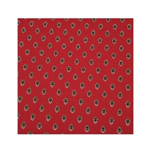 GENERIQUE Tissu coton fleurs de lavande vendu au mètre(...) - Rouge