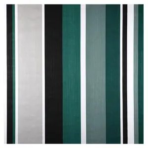GENERIQUE Tissu coton enduit rayé vendu au mètre(...) - Vert
