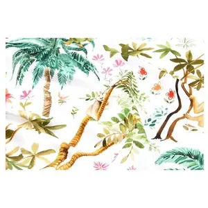 GENERIQUE Tissu coton satiné jungle vendu au mètre(...) - namaqua multicolore