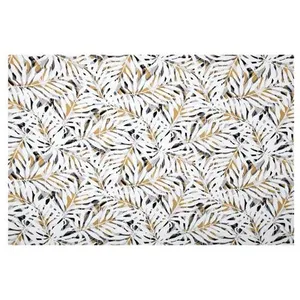 GENERIQUE Tissu viscose feuillage vendu au mètre(...) - amentimoutarde pas cher