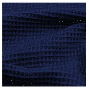 GENERIQUE Tissu coton Nid d'Abeille vendu au mètre(...) - Bleu