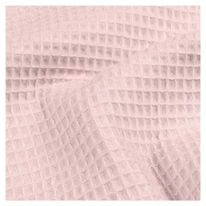 GENERIQUE Tissu coton Nid d'Abeille vendu au mètre(...) - Rose pas cher
