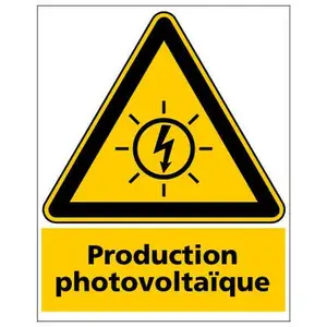 PANNEAU PRODUCTION PHOTOVOLTAIQUE (C1502) - Plastique PVC 1,5 mm - 300... pas cher