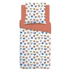 Parure housse de couette enfant imprimé LOUSTIK multicolore 140x200 cmVendu parauchan