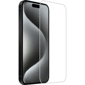 QILIVE Verre trempé 2.5D pour Apple iPhone 16 Pro - Transparente pas cher