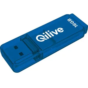 Qilive Clé USB 16 GO USB 3.2 K103 - Bleu pas cher