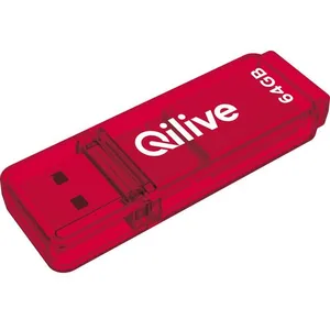 QILIVE Clé USB 64 GO USB 3.2 K103 - Rouge pas cher