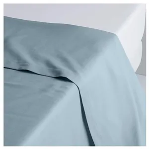 ACTUEL Drap plat uni en polycoton - collection permanente bleu 180x290 cmVendu parauchan