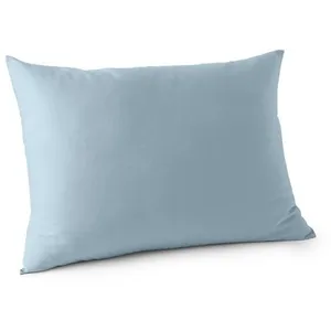 ACTUEL Taie d oreiller unie en polycoton - collection permanente bleu  50x70 cmVendu parauchan