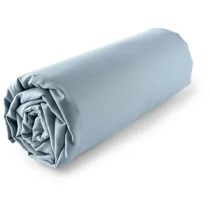 ACTUEL Drap housse uni en polycoton - collection permanente bleu 160 x 200 cmVendu parauchan