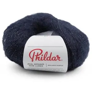 Fil exceptionnel à tricoter PHIL MOHAIR SOIE LUREX - 25GR - Phildar(.....