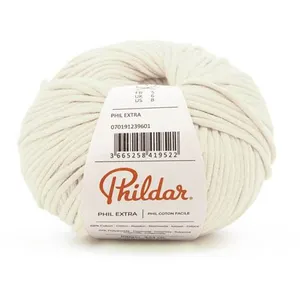 Phildar Pelote de coton Phil Extra de 100Gr de : Douceur et Polyvalenc... pas cher