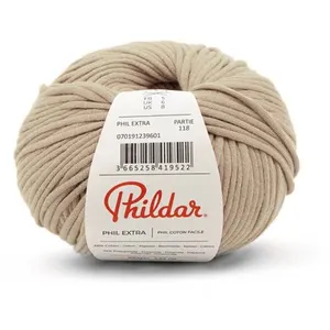 Phildar Pelote de coton Phil Extra de 100Gr de : Douceur et Polyvalenc...