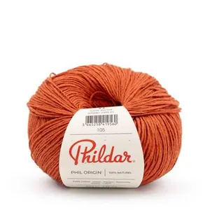 Fil de coton à tricoter Phil Origin - Phildar(...) - Terre Battue