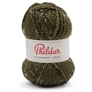 Pelote de laine et alpaga Phil Randonnées - Phildar(...) - Kaki Foncé