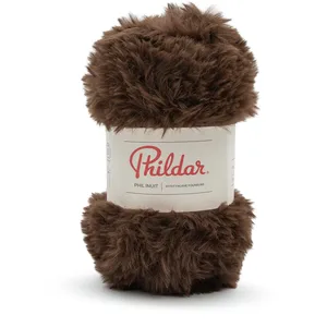 Phildar Pelote de fourrure à tricoter PHIL INUIT - 100GR -(...) - Choc...