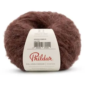 Pelote de mohair à tricoter PHIL LOVELY MOHAIR - Phildar(...) - Chocol...