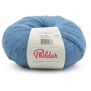 Pelote d'Alpaga à tricoter PHIL GIVRE -(...) - Horizon Bleu