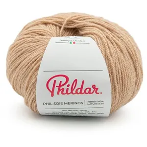 Phildar Fil à tricoter laine Mérinos Extrafine, Soie et Mohair - PHIL SOIE MER... pas cher