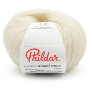 Fil à tricoter laine Mérinos Extrafine, Soie et Mohair - PHIL SOIE MER...