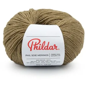Phildar Fil à tricoter laine Mérinos Extrafine, Soie et Mohair - PHIL SOIE MER... pas cher