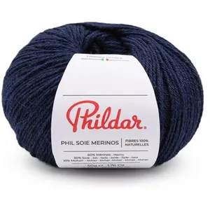 Fil à tricoter laine Mérinos Extrafine, Soie et Mohair - PHIL SOIE MER...