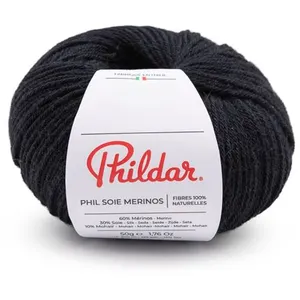 Phildar Fil à tricoter laine Mérinos Extrafine, Soie et Mohair - PHIL SOIE MER... pas cher