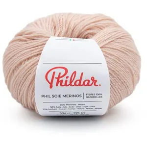 Phildar Fil à tricoter laine Mérinos Extrafine, Soie et Mohair - PHIL SOIE MER... pas cher