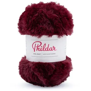 Pelote de fourrure à tricoter PHIL INUIT - 100GR - Phildar(...) - Burg...