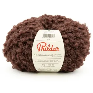 Pelote de Laine et Alpaga à Tricoter PHIL ALPAGA BOUCLE   Phildar - Un...