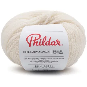 Phildar Pelote exceptionnelle en Alpaga à tricoter PHIL BABY ALPAGA - ...