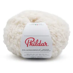 Pelote de Laine et Alpaga à Tricoter PHIL ALPAGA BOUCLE   Phildar - Un...