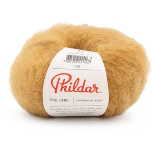 Pelote de laine et Mohair PHIL CHIC - 25gr - Phildar(...) - Gold Jaune