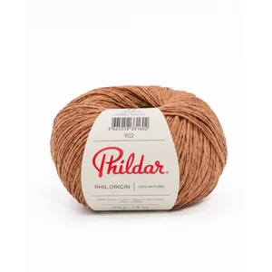 Fil de coton à tricoter Phil Origin - Phildar(...) - Cannelle marron